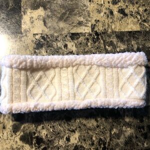 Cozy Knit Cream Headband